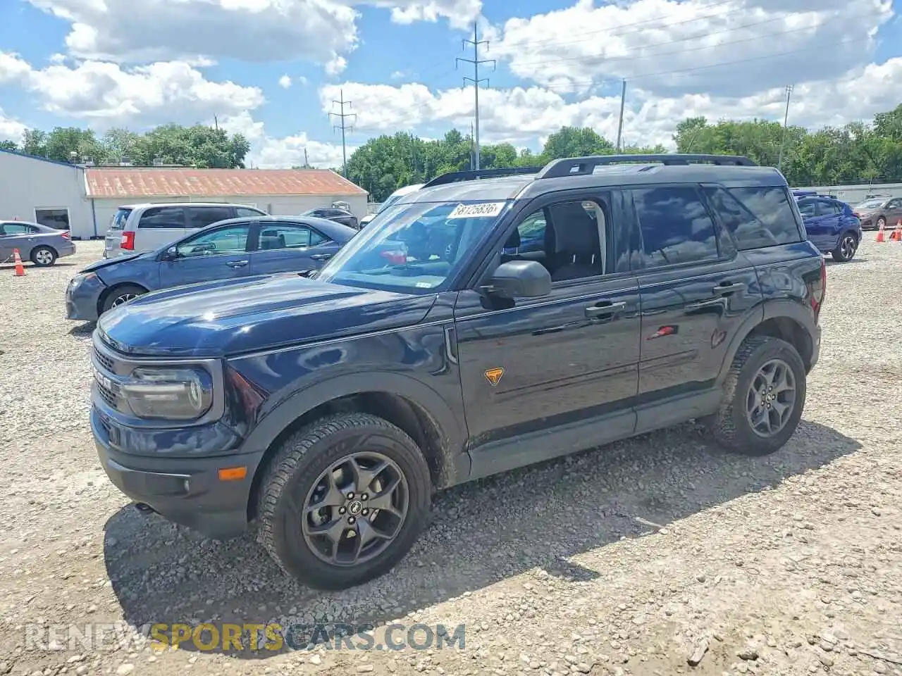 1 Photograph of a damaged car 3FMCR9D97NRE19692 FORD BRONCO 2022