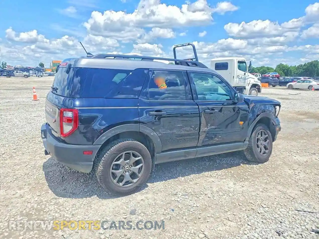 3 Photograph of a damaged car 3FMCR9D97NRE19692 FORD BRONCO 2022