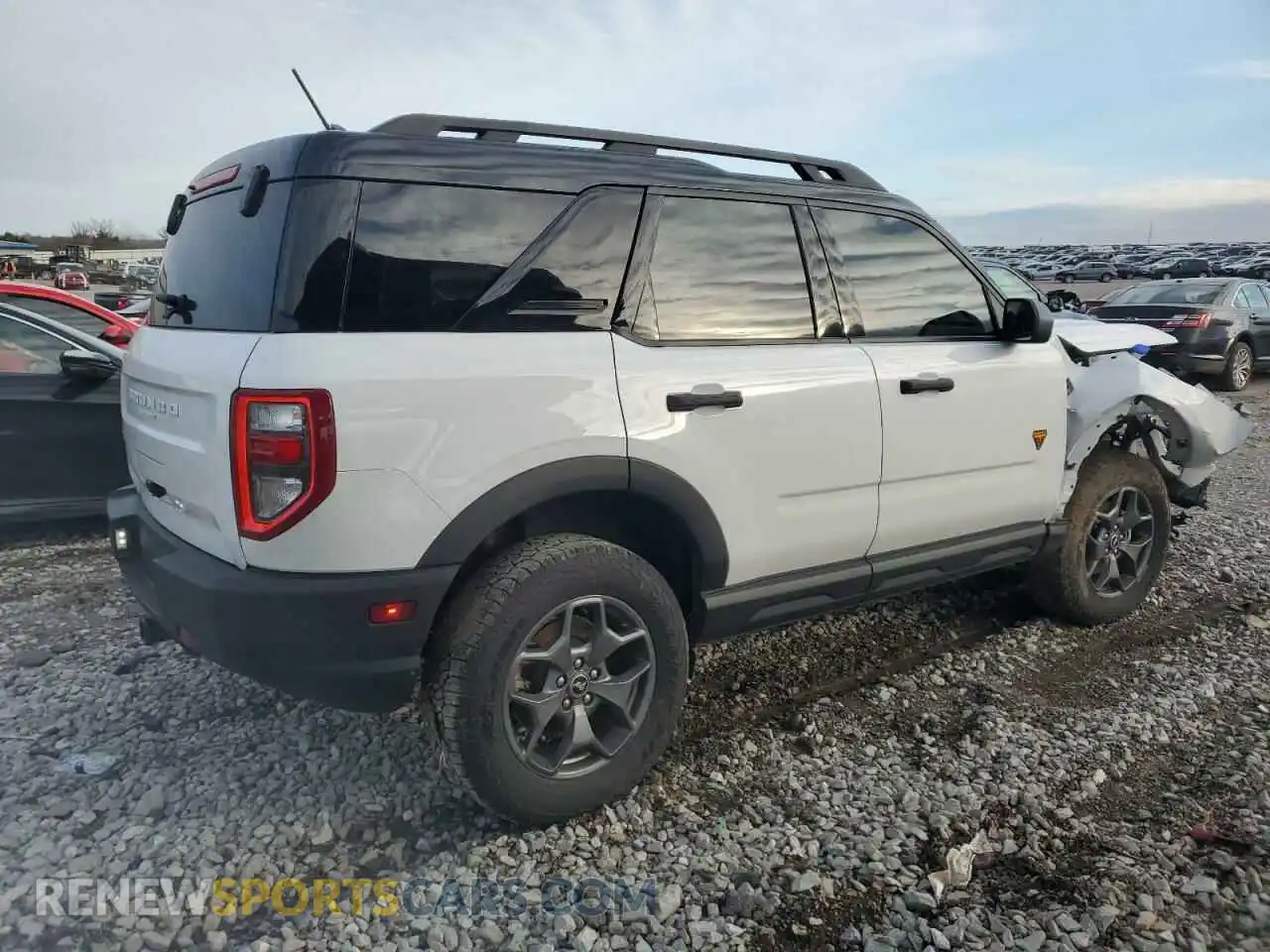 3 Photograph of a damaged car 3FMCR9D97NRE22074 FORD BRONCO 2022