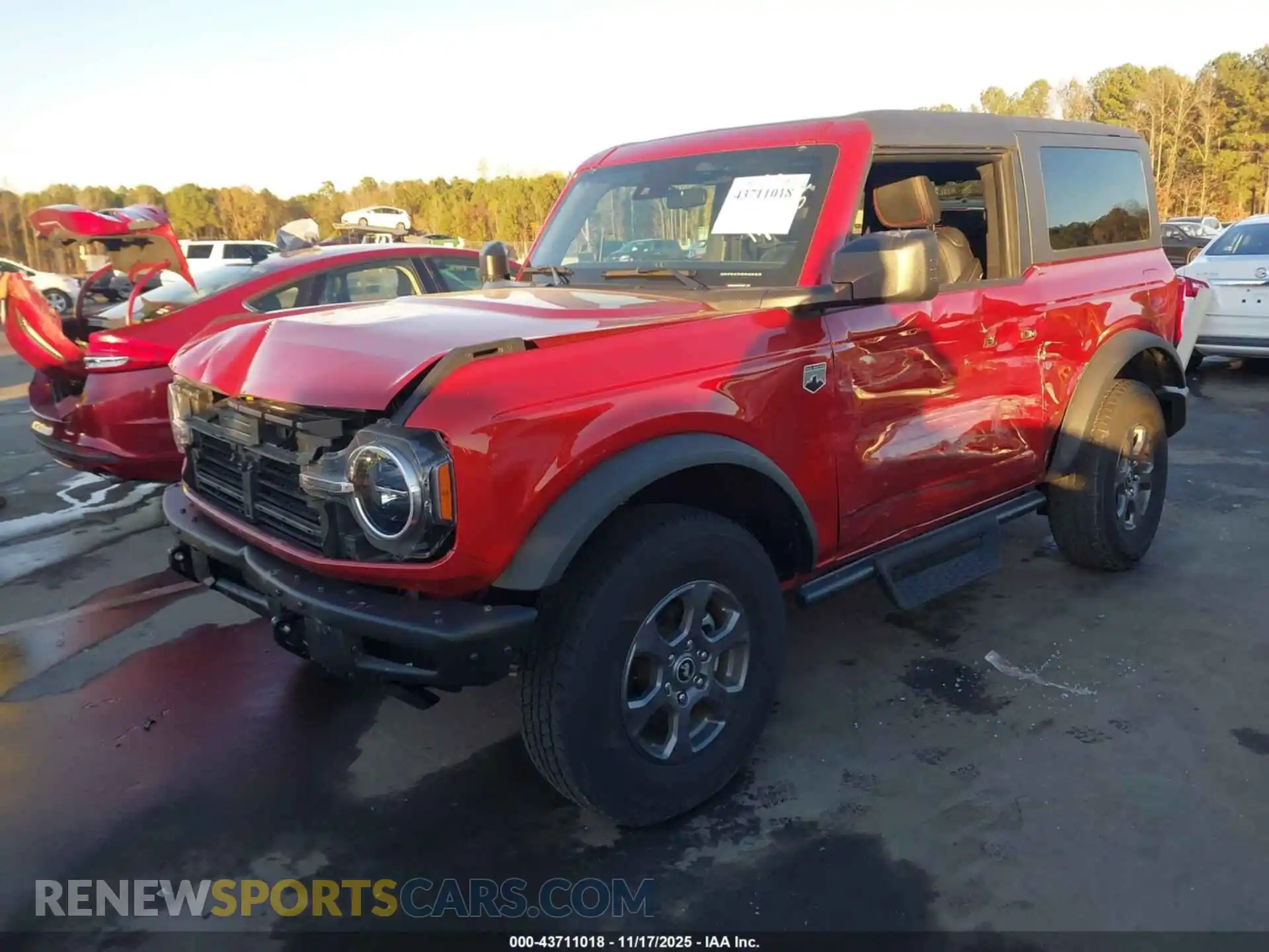 2 Photograph of a damaged car 1FMDE5AH1PLB44357 FORD BRONCO 2023