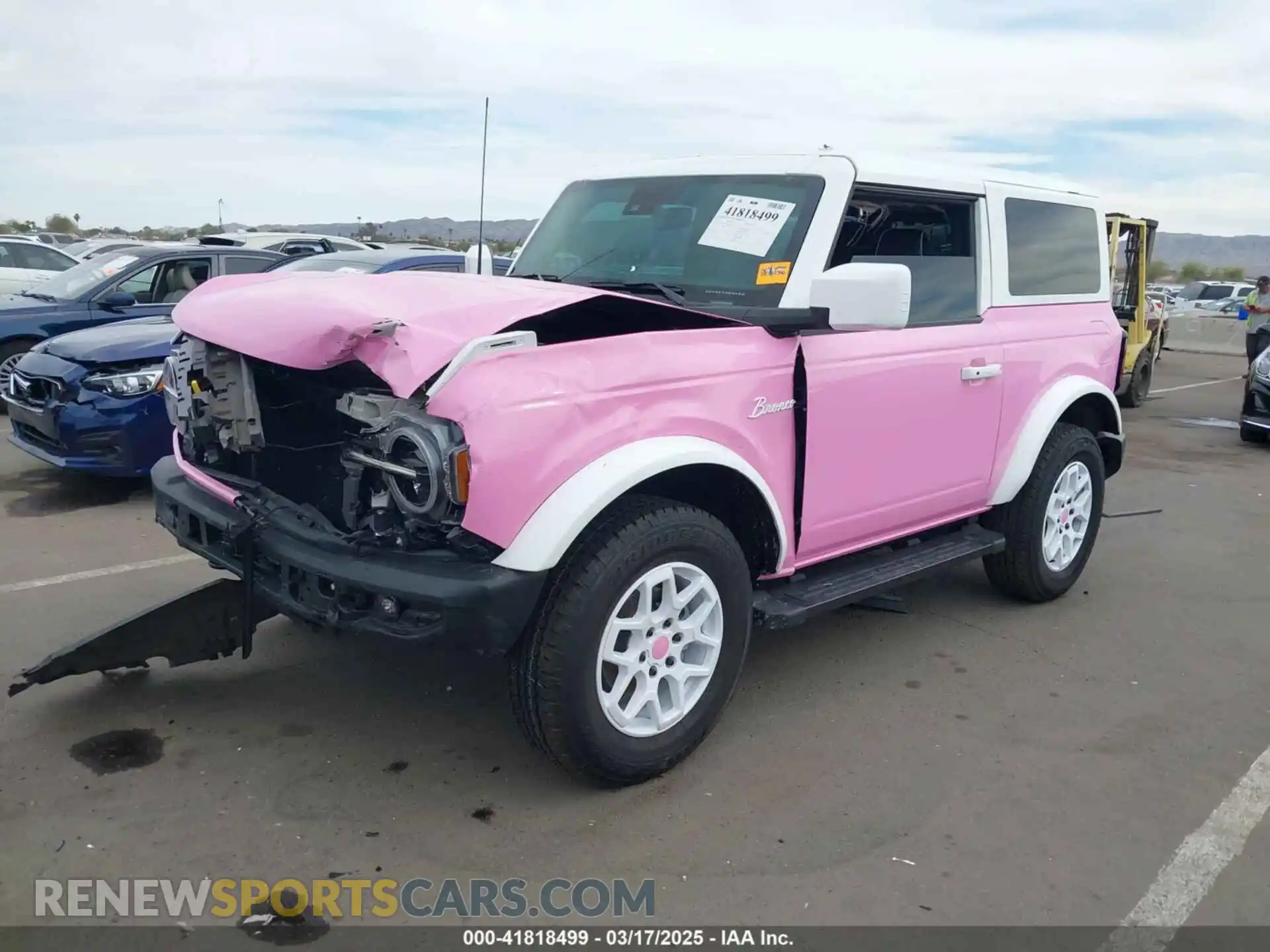 2 Фотография поврежденного автомобиля 1FMDE5AHXPLB33437 FORD BRONCO 2023