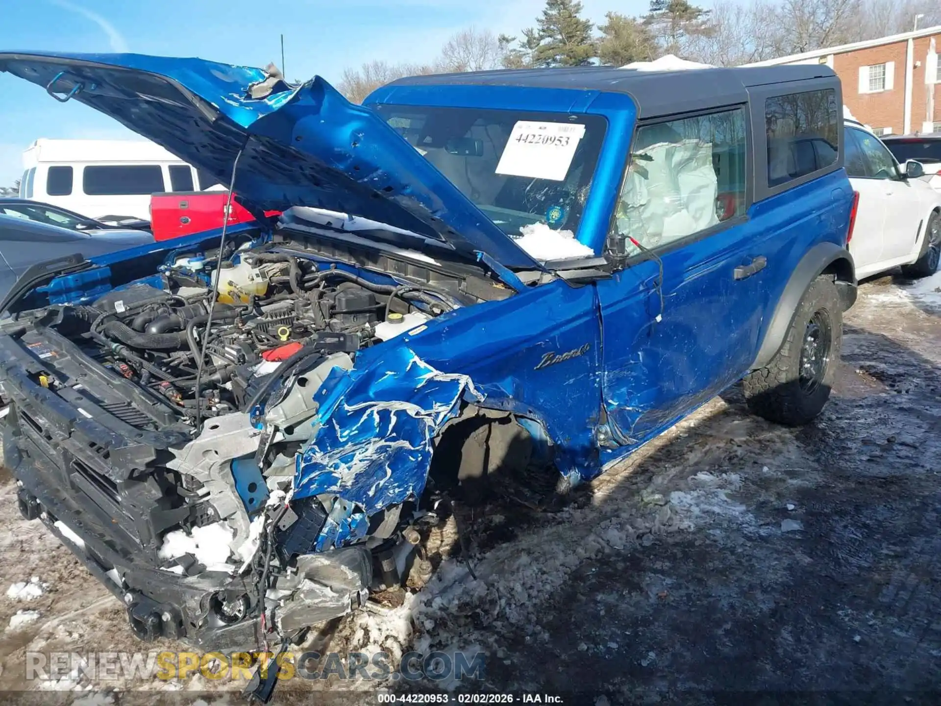 2 Photograph of a damaged car 1FMDE5CH3PLA89892 FORD BRONCO 2023