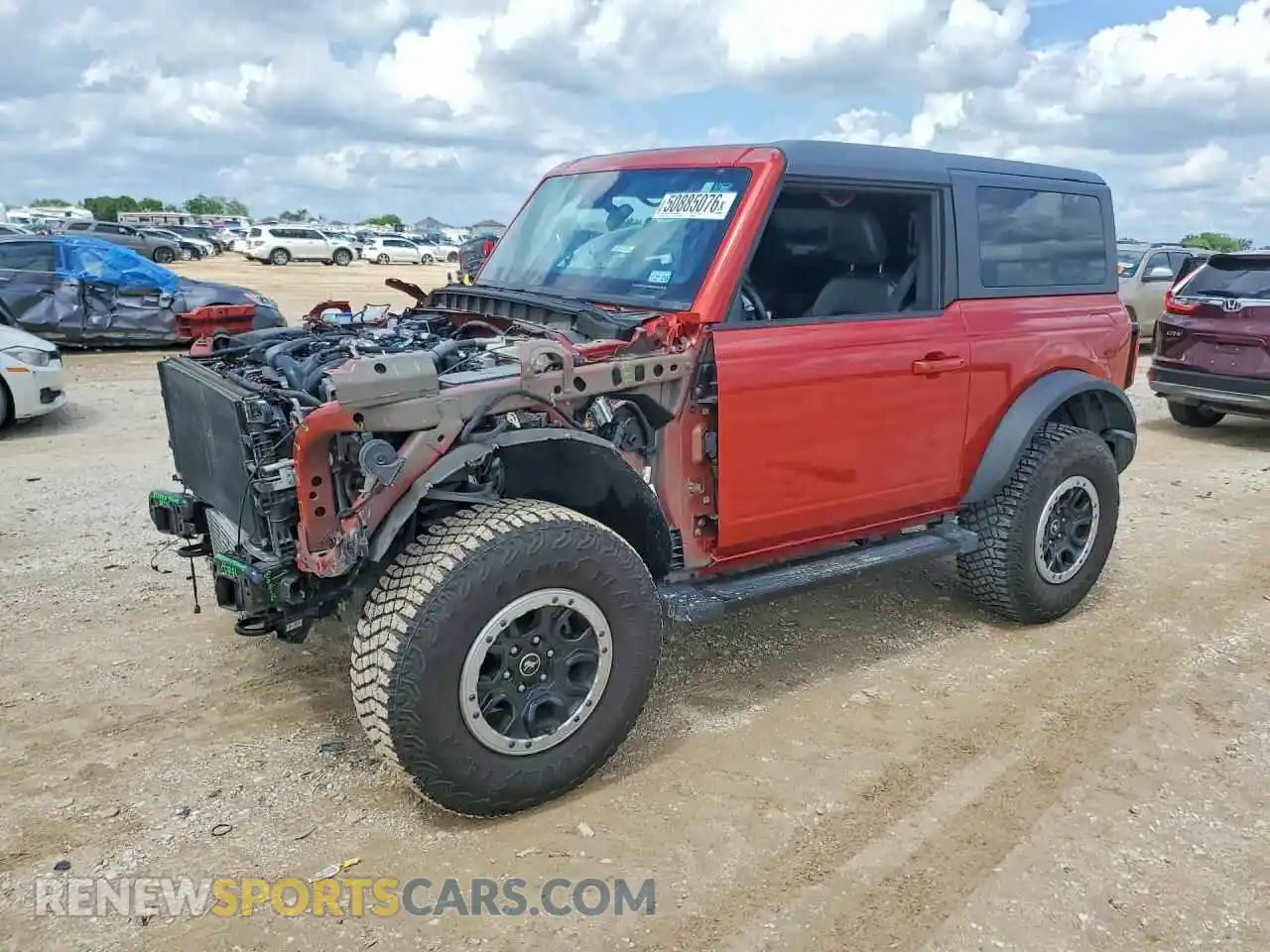 1 fotografías del automóvil dañado 1FMDE5CP5PLB84249 FORD BRONCO 2023