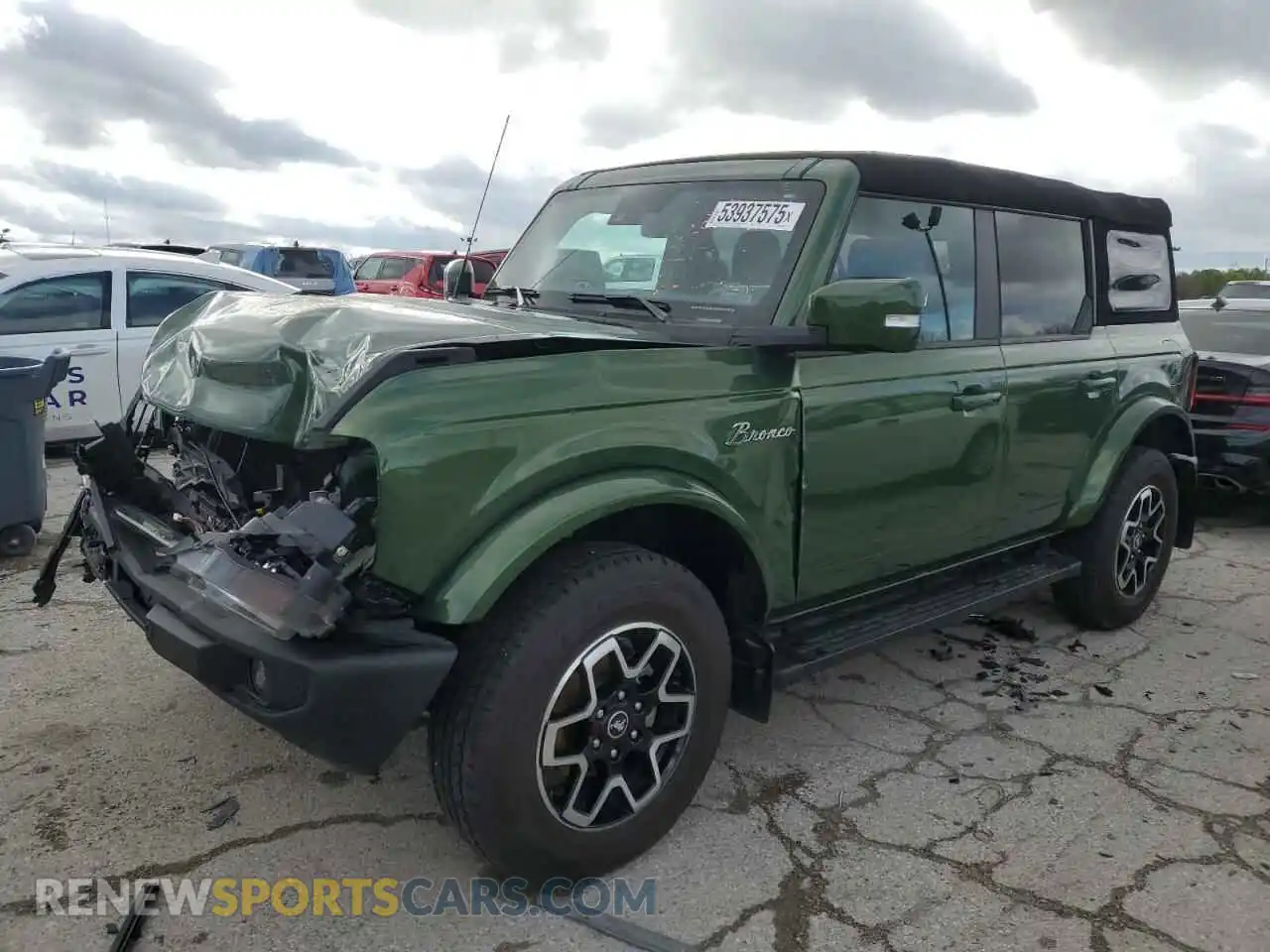 1 Photograph of a damaged car 1FMEE5BP1PLB18612 FORD BRONCO 2023