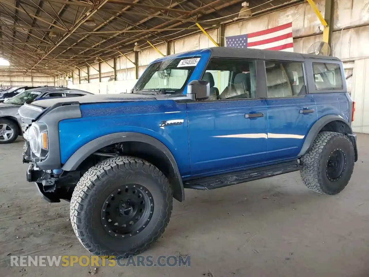 1 Photograph of a damaged car 1FMEE5BP1PLB28122 FORD BRONCO 2023