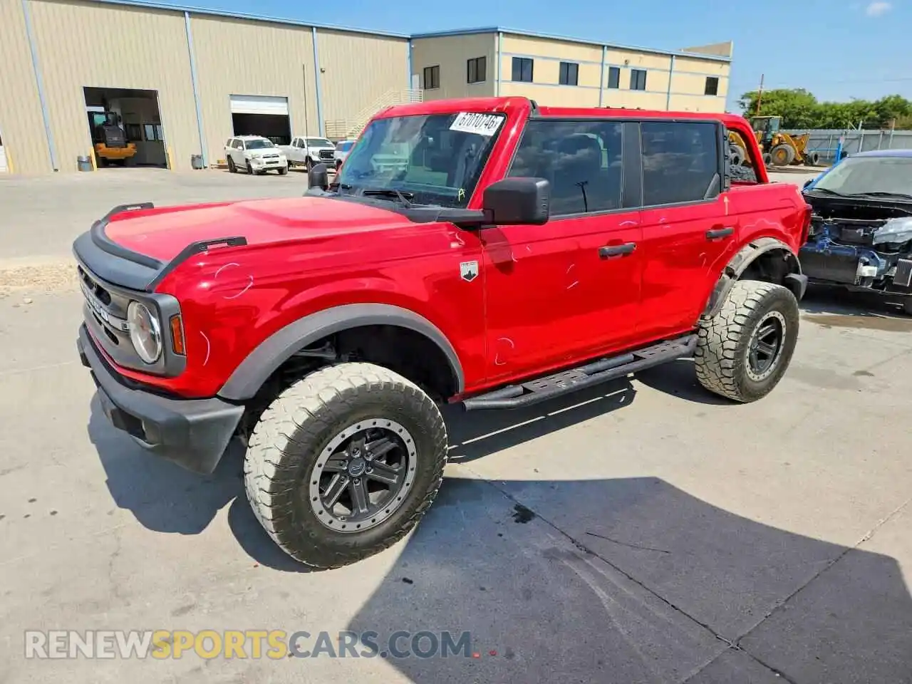 1 Photograph of a damaged car 1FMEE5BP8PLA98780 FORD BRONCO 2023