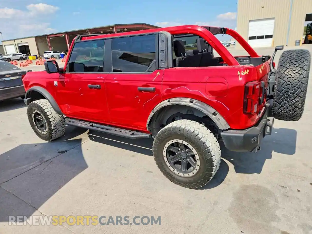 2 Photograph of a damaged car 1FMEE5BP8PLA98780 FORD BRONCO 2023