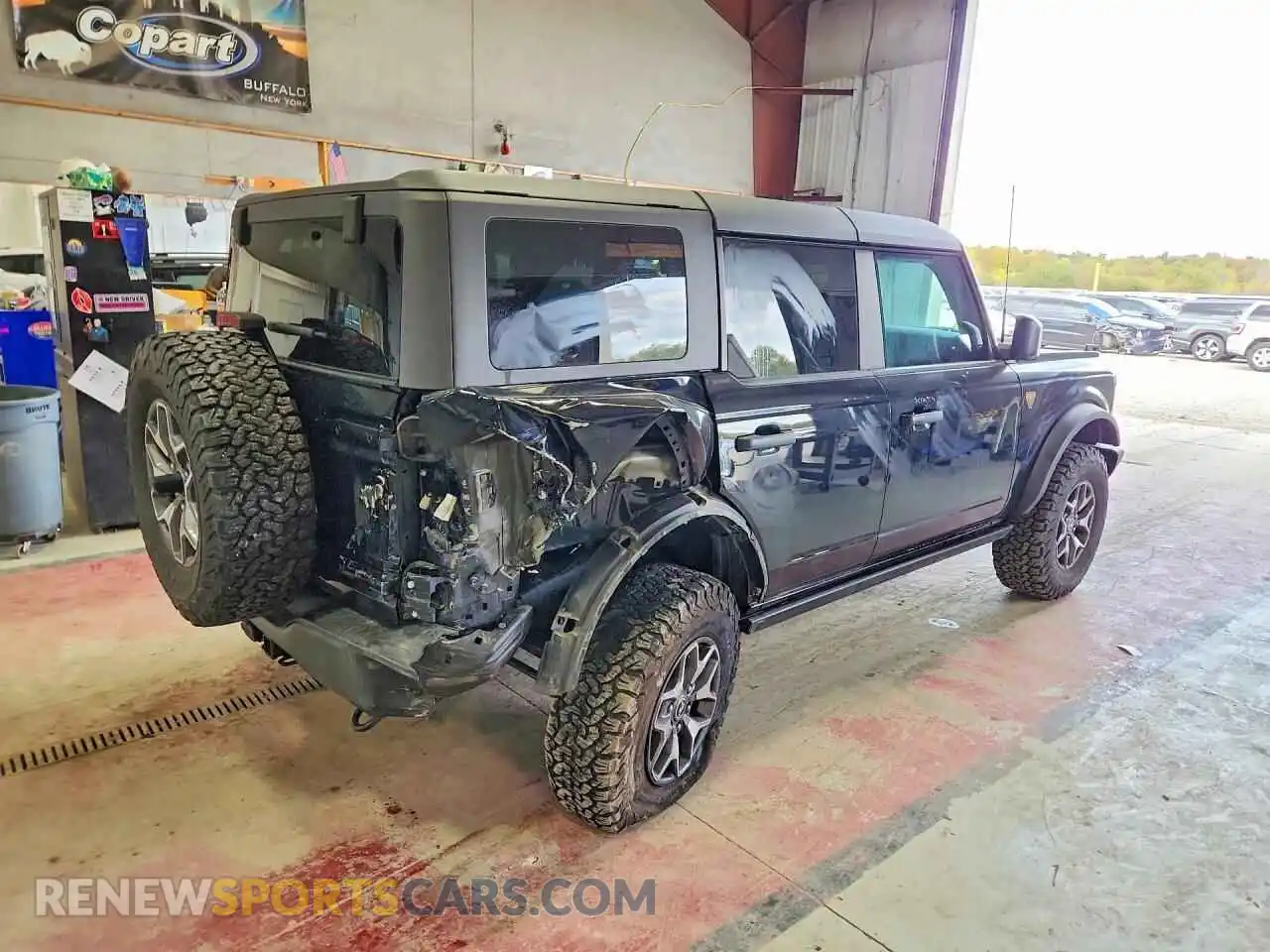 3 Photograph of a damaged car 1FMEE5DP0PLB20140 FORD BRONCO 2023