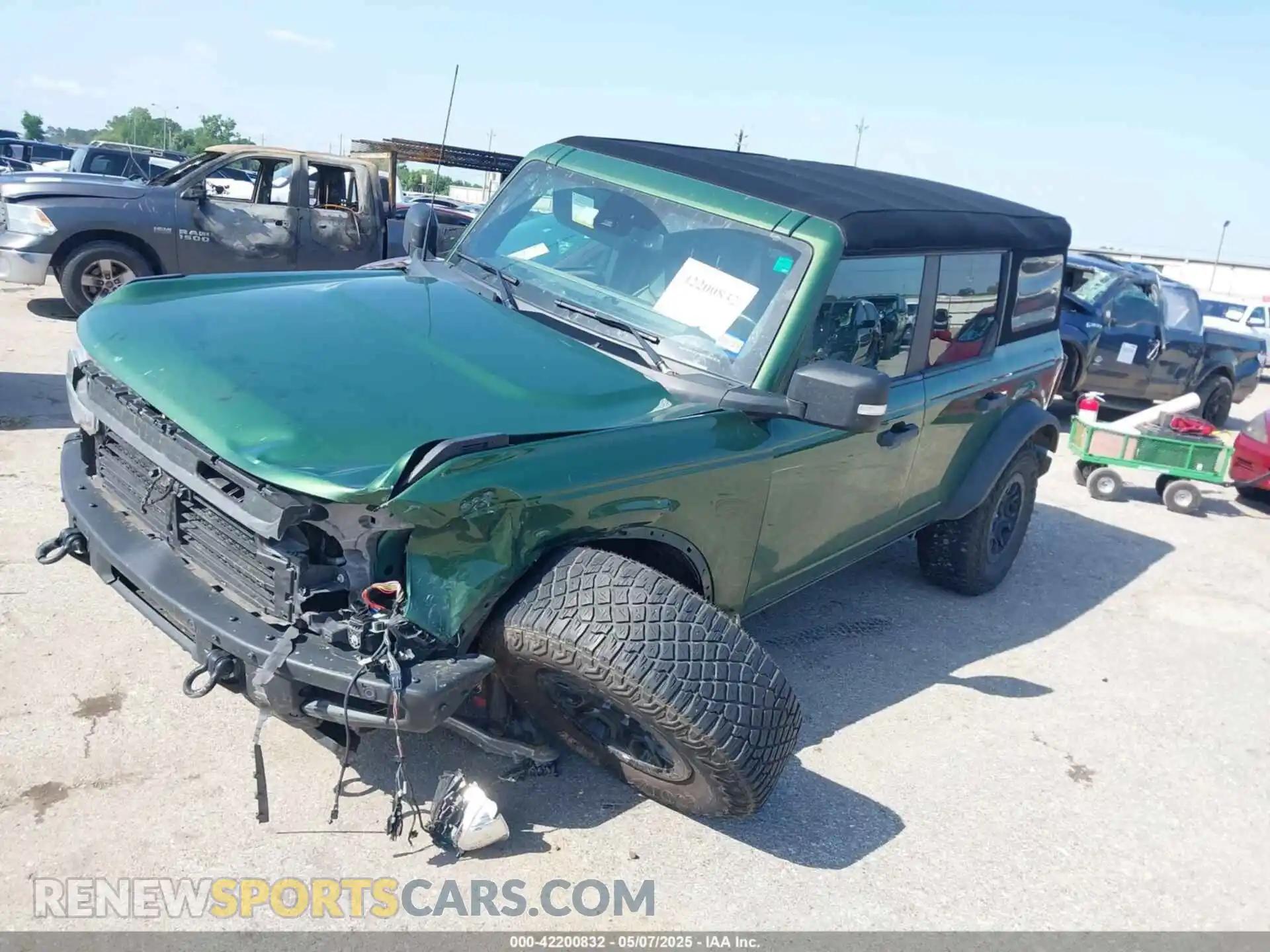 2 Photograph of a damaged car 1FMEE5DP0PLB60332 FORD BRONCO 2023