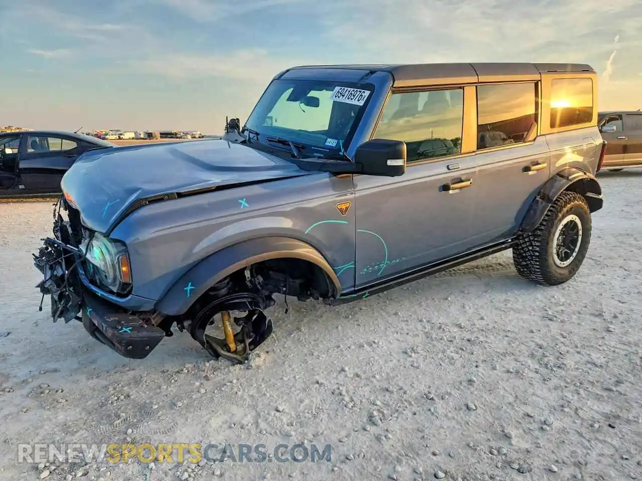 1 Photograph of a damaged car 1FMEE5DP2PLB32998 FORD BRONCO 2023