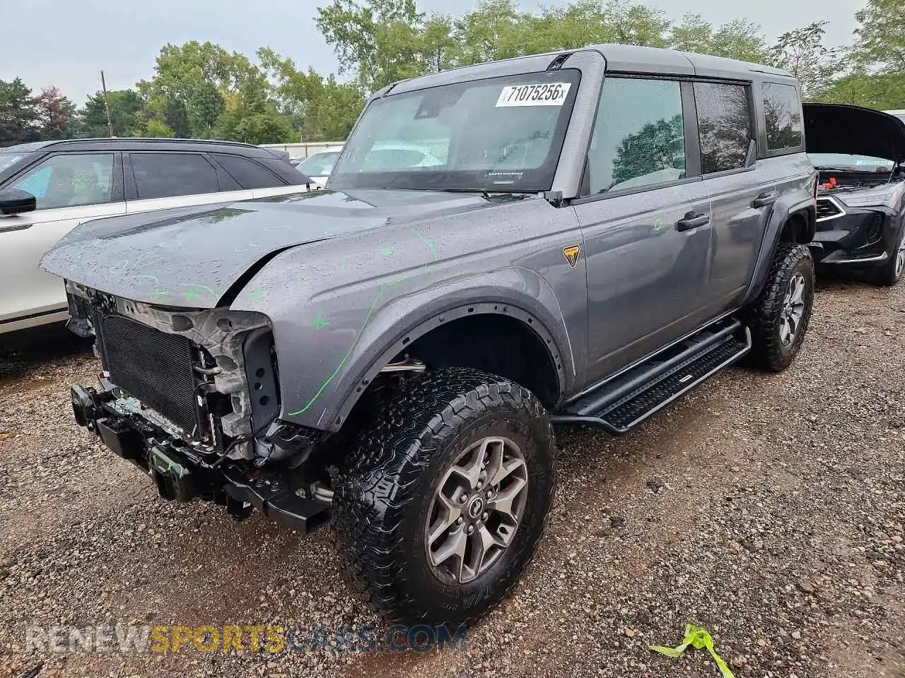 1 Photograph of a damaged car 1FMEE5DP3PLA83438 FORD BRONCO 2023