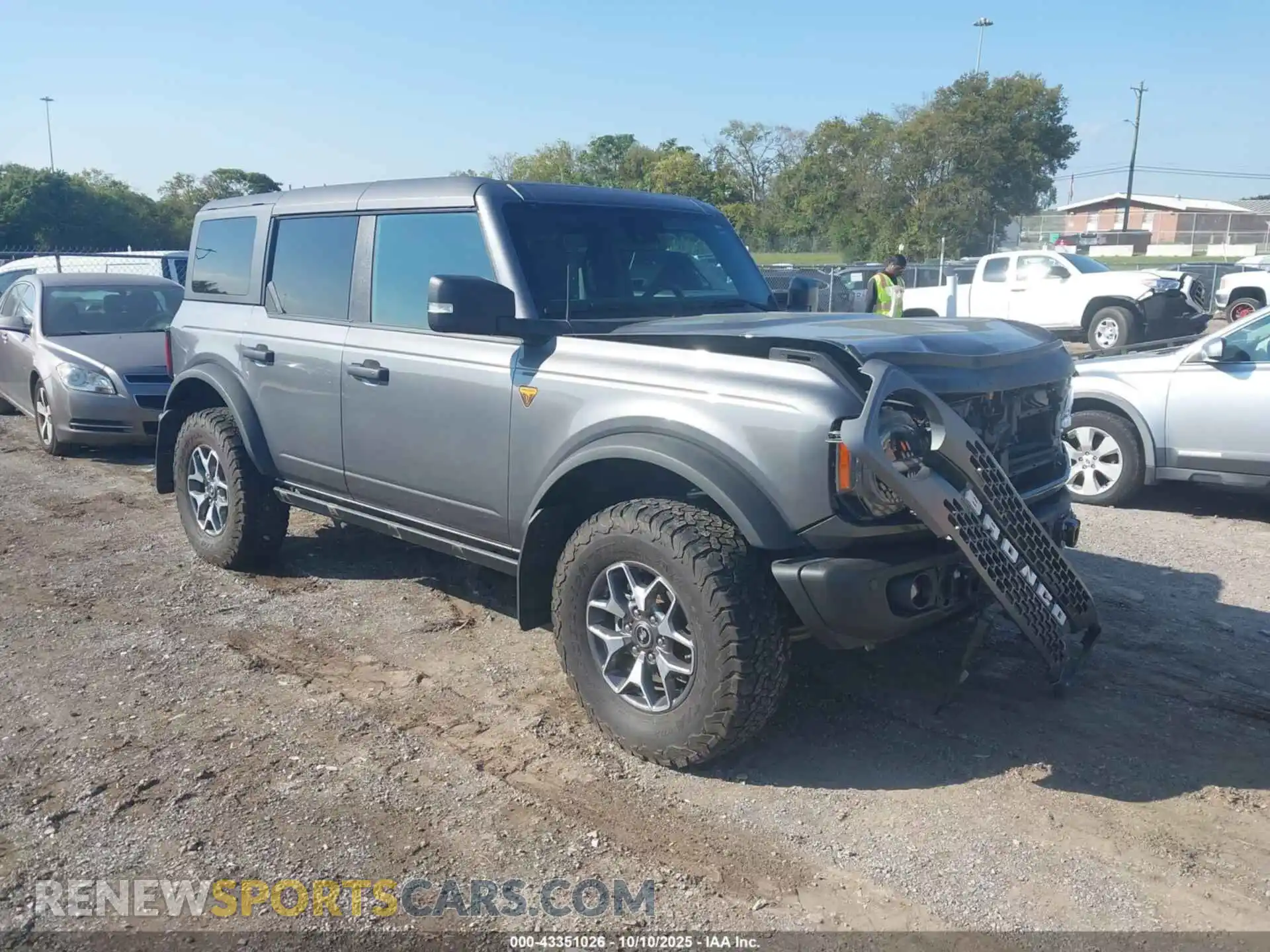 1 Photograph of a damaged car 1FMEE5DP4PLB50581 FORD BRONCO 2023