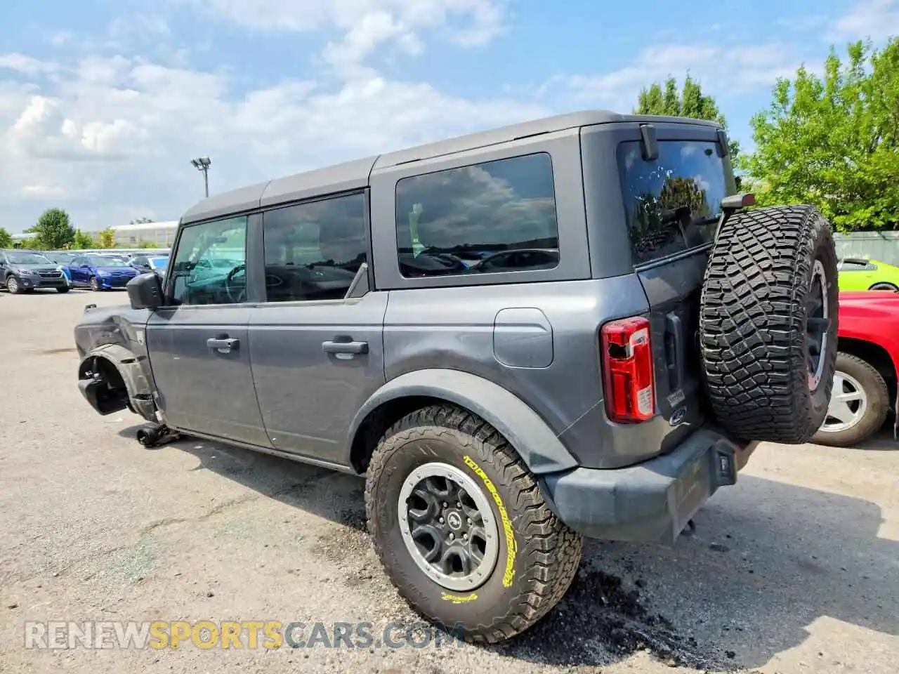 2 fotografías del automóvil dañado 1FMEE5DP5PLB17203 FORD BRONCO 2023