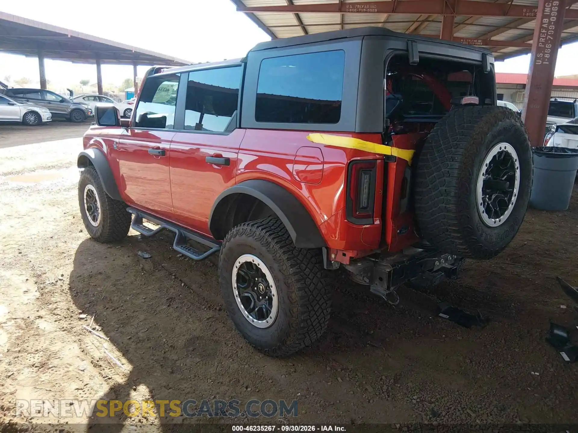 3 fotografías del automóvil dañado 1FMEE5DP5PLC14661 FORD BRONCO 2023