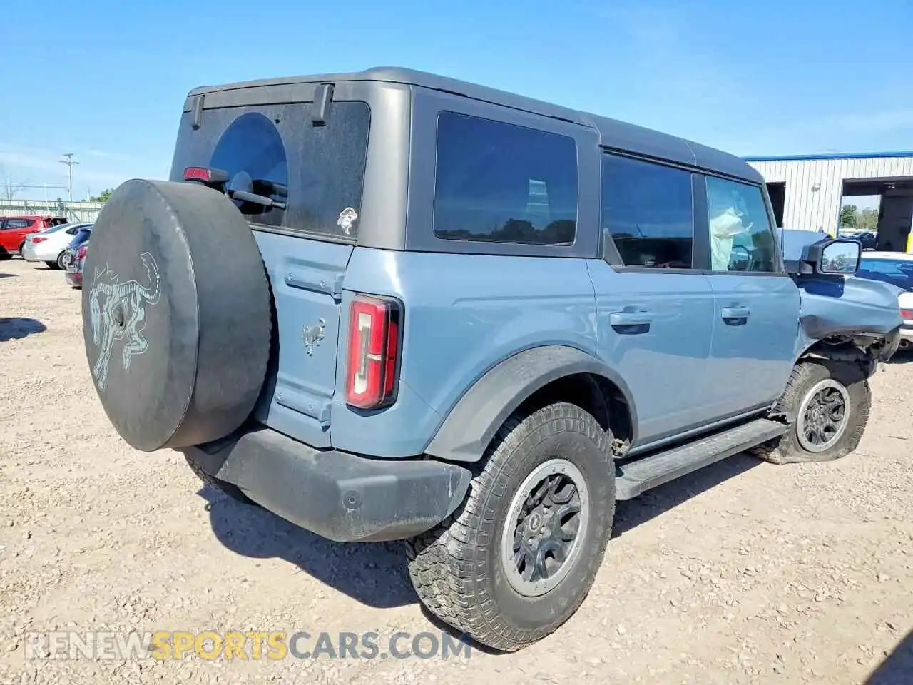 3 Photograph of a damaged car 1FMEE5DP7PLB10155 FORD BRONCO 2023