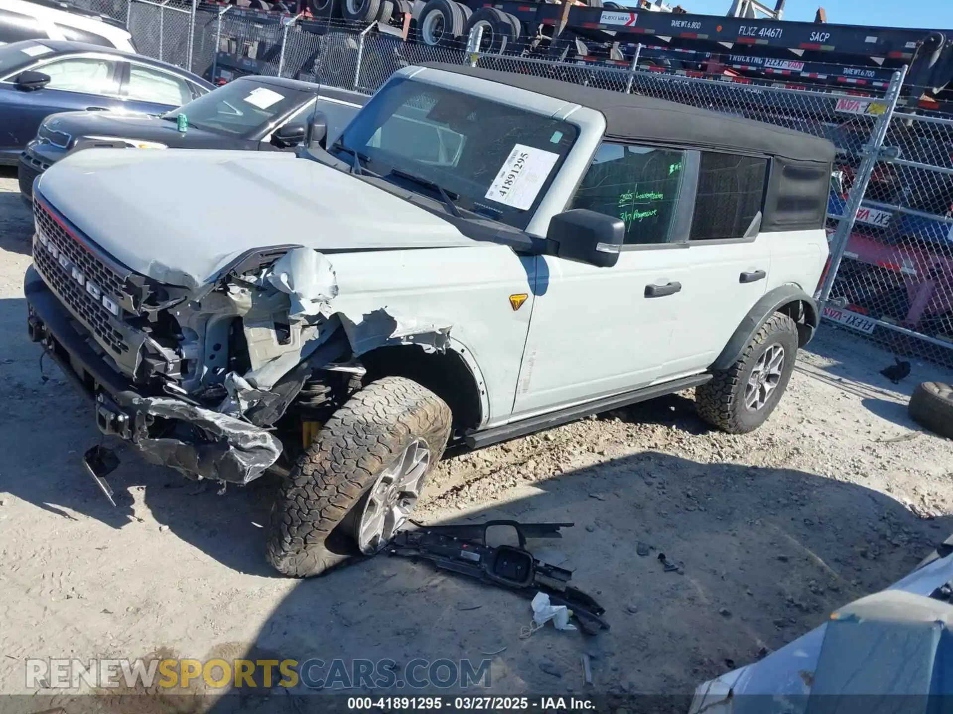 2 Photograph of a damaged car 1FMEE5DP7PLB81565 FORD BRONCO 2023