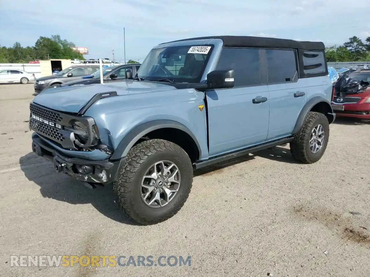 1 Photograph of a damaged car 1FMEE5DPXPLA82044 FORD BRONCO 2023