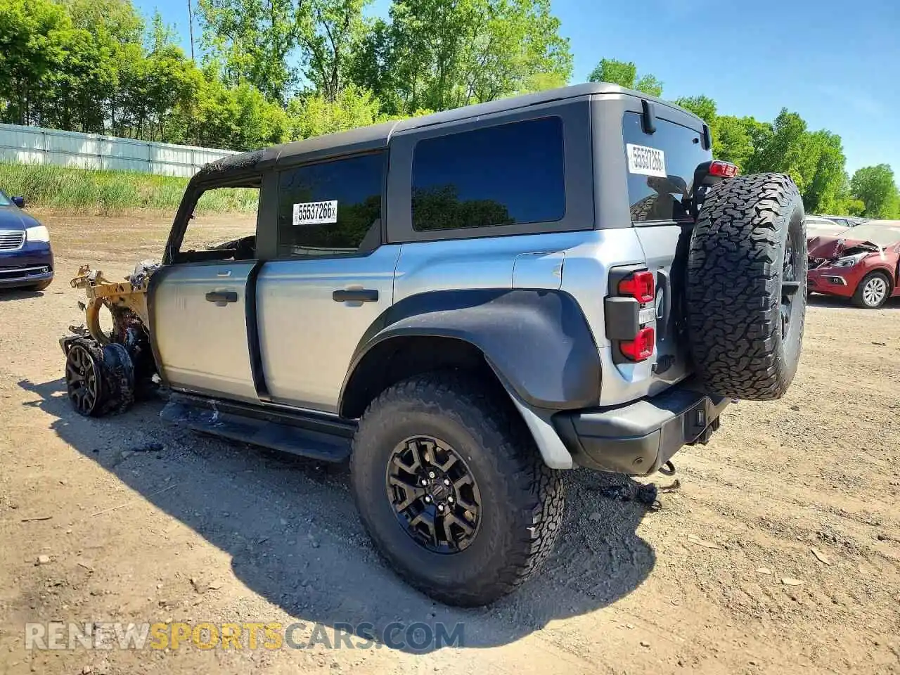 2 fotografías del automóvil dañado 1FMEE5JR9PLB57189 FORD BRONCO 2023