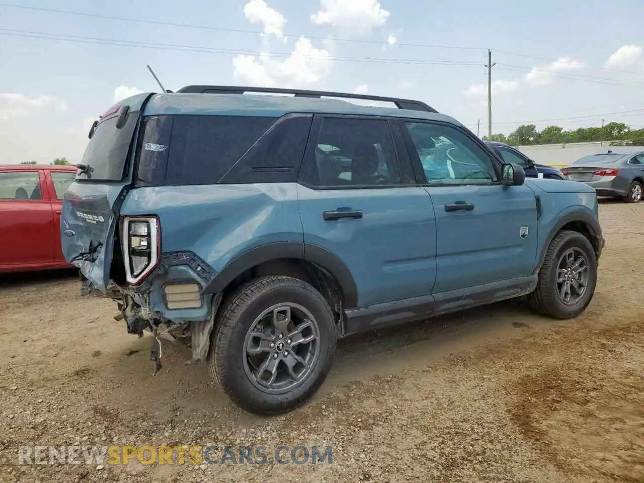 3 Photograph of a damaged car 3FMCR9B60PRD99152 FORD BRONCO 2023