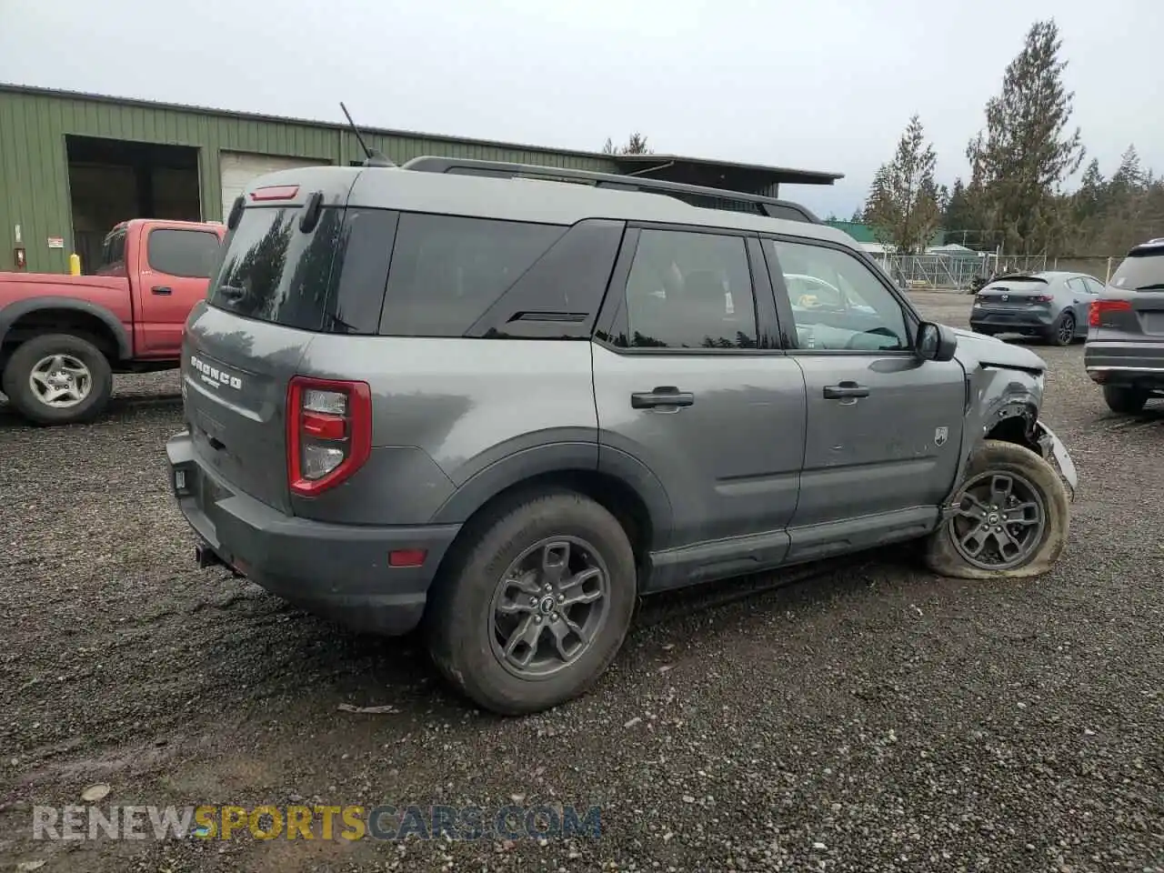 3 Photograph of a damaged car 3FMCR9B61PRD46086 FORD BRONCO 2023