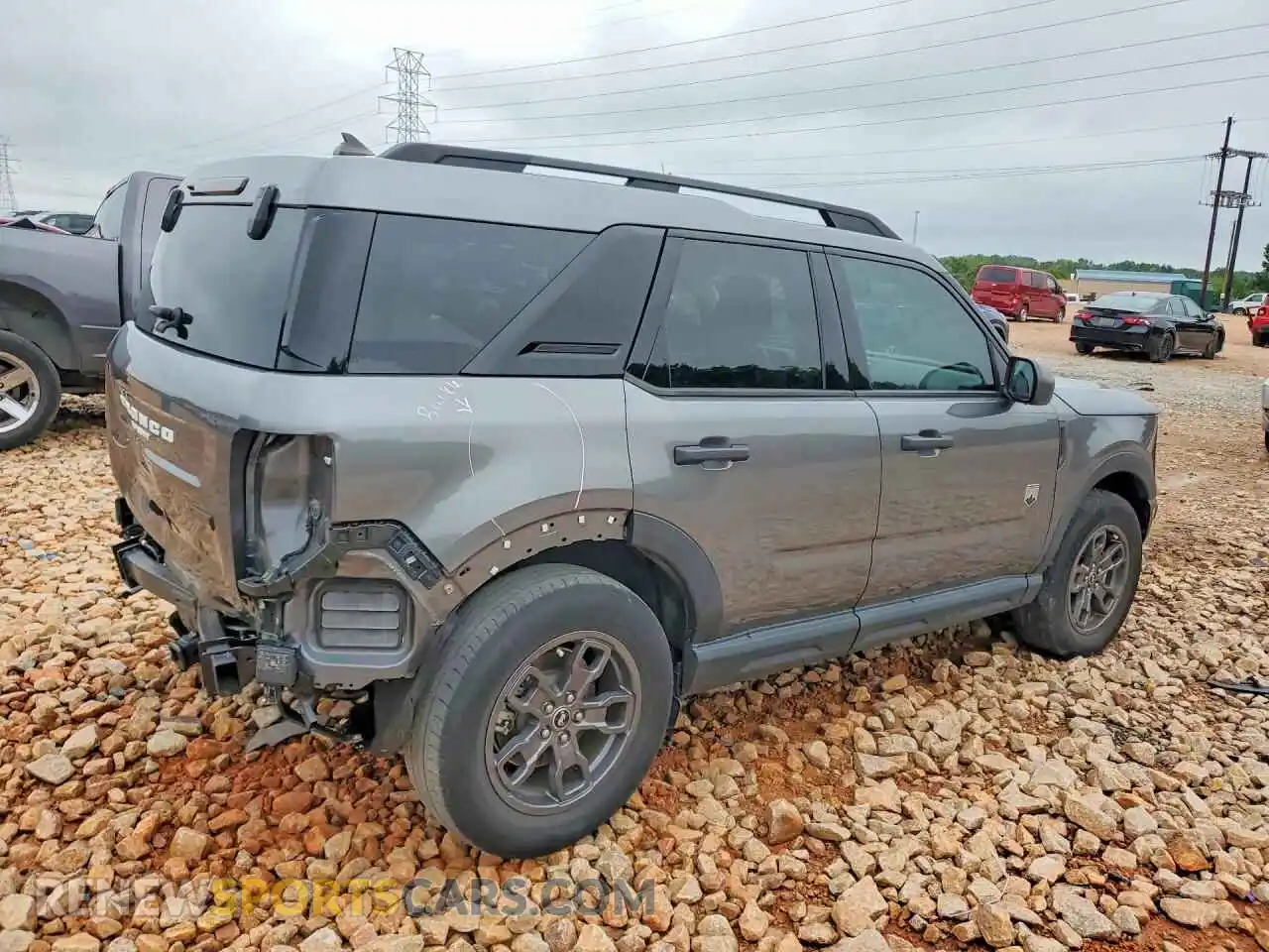 3 Фотография поврежденного автомобиля 3FMCR9B63PRD44789 FORD BRONCO 2023