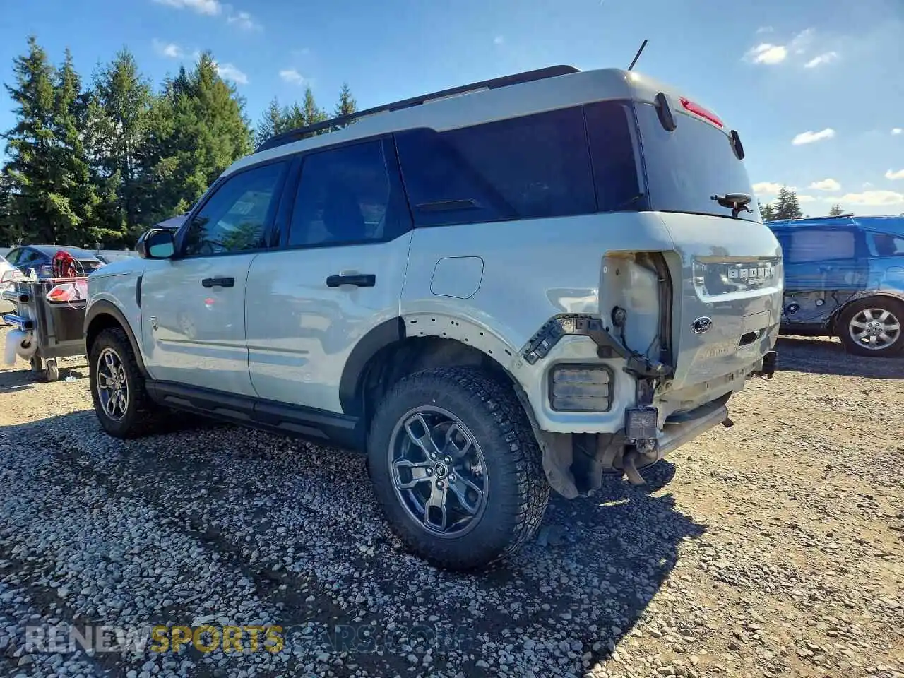 2 Photograph of a damaged car 3FMCR9B64PRD78918 FORD BRONCO 2023