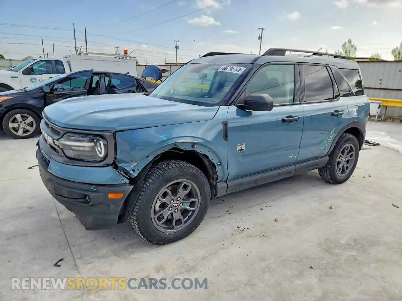 1 Photograph of a damaged car 3FMCR9B64PRE23193 FORD BRONCO 2023