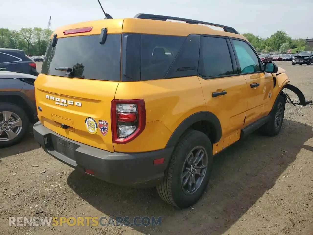 3 Photograph of a damaged car 3FMCR9B65PRD86316 FORD BRONCO 2023