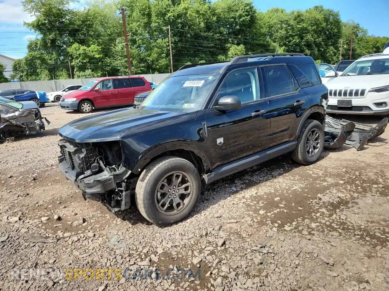 1 Photograph of a damaged car 3FMCR9B66PRD33463 FORD BRONCO 2023