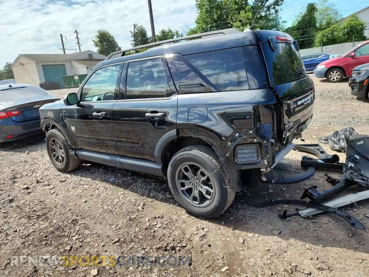 2 Photograph of a damaged car 3FMCR9B66PRD33463 FORD BRONCO 2023