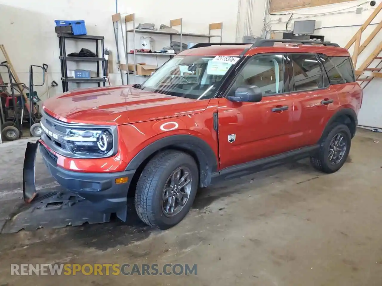 1 Photograph of a damaged car 3FMCR9B66PRD82162 FORD BRONCO 2023