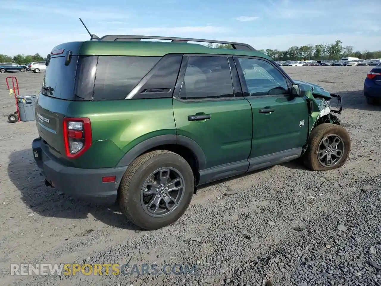 3 Photograph of a damaged car 3FMCR9B66PRE32364 FORD BRONCO 2023