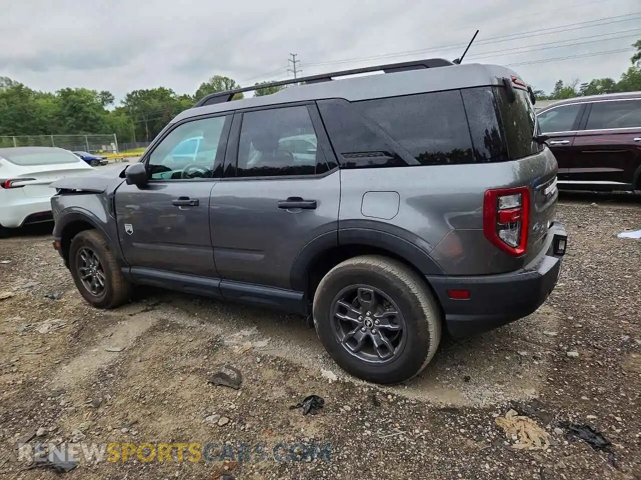 2 Фотография поврежденного автомобиля 3FMCR9B67PRE02693 FORD BRONCO 2023