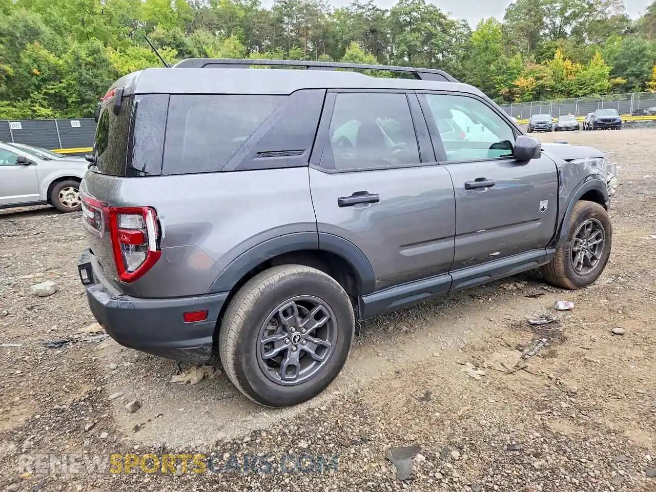 3 Фотография поврежденного автомобиля 3FMCR9B67PRE02693 FORD BRONCO 2023