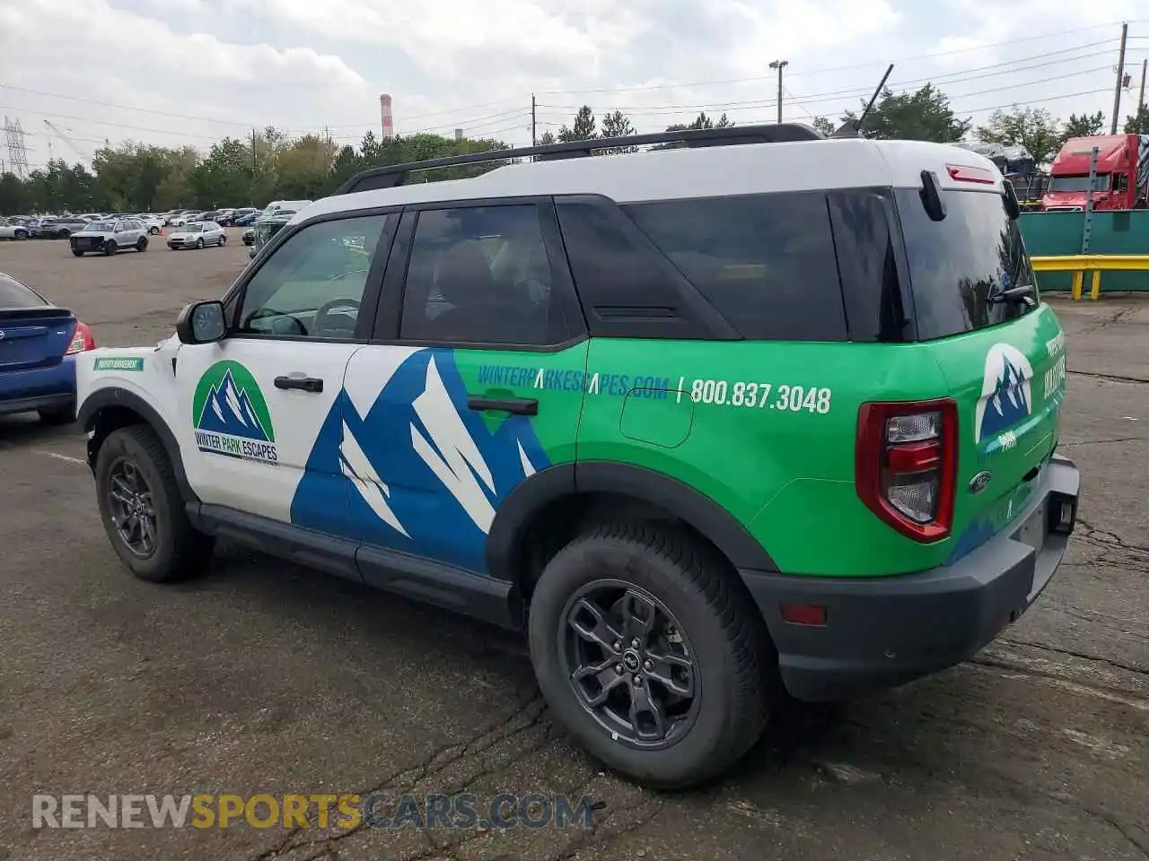 2 Фотография поврежденного автомобиля 3FMCR9B68PRE20622 FORD BRONCO 2023