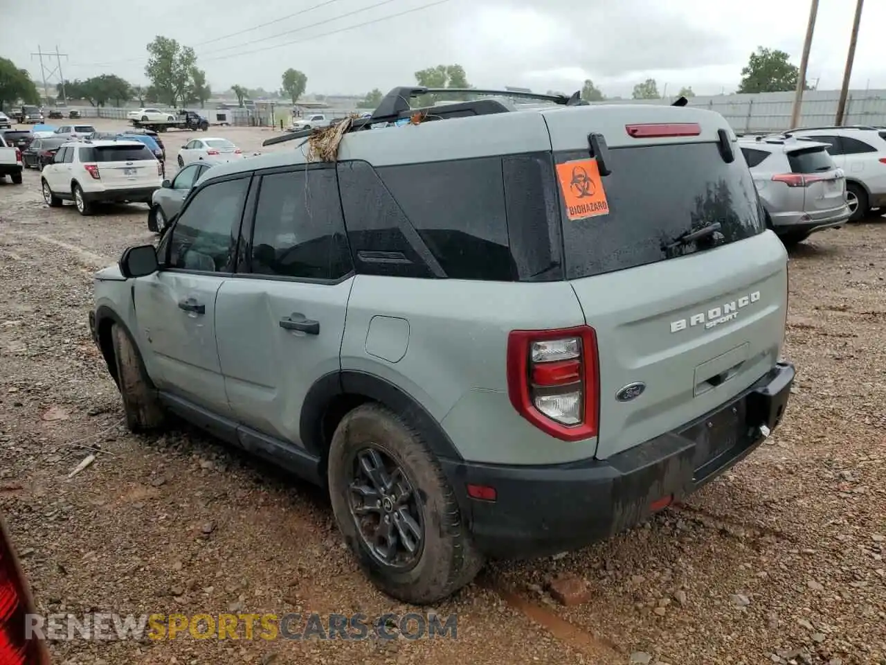 2 Photograph of a damaged car 3FMCR9B68PRE24847 FORD BRONCO 2023