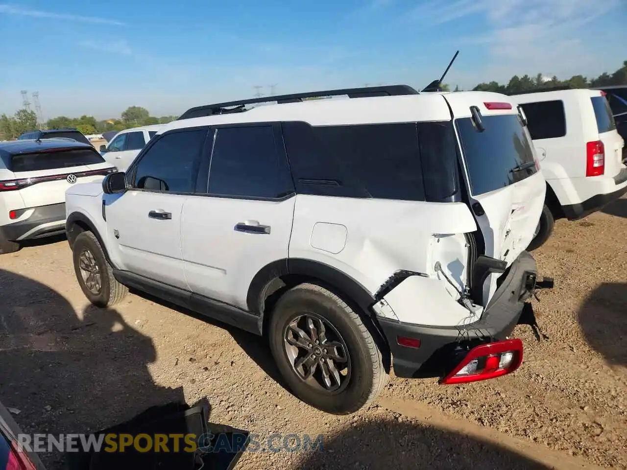 2 Photograph of a damaged car 3FMCR9B69PRD25258 FORD BRONCO 2023