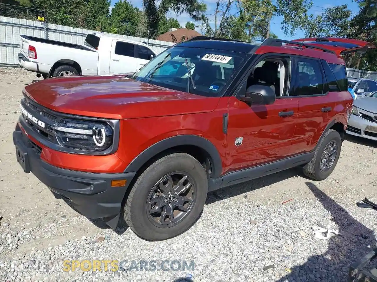 1 Фотография поврежденного автомобиля 3FMCR9B6XPRD36477 FORD BRONCO 2023