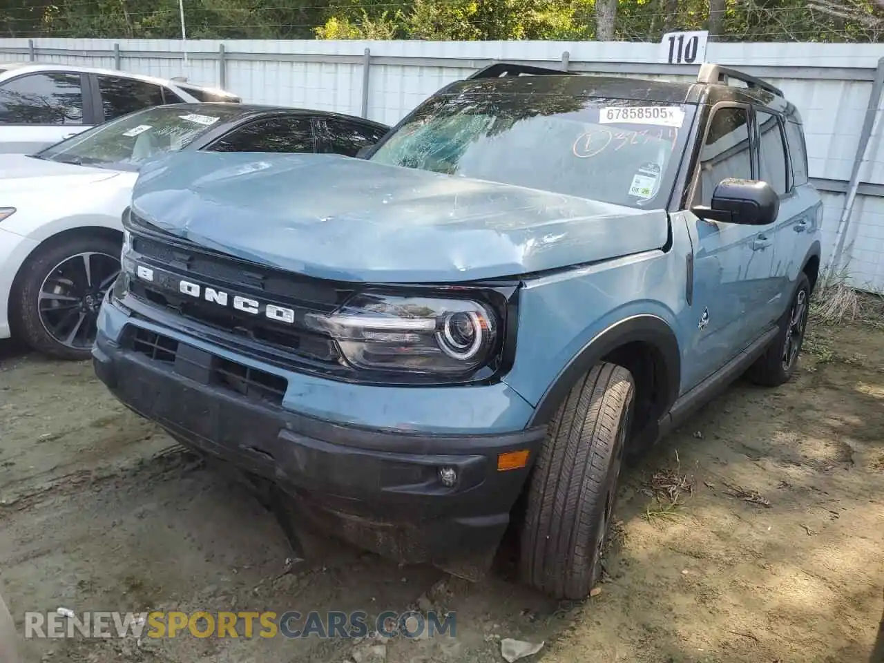 1 Photograph of a damaged car 3FMCR9C60PRE32374 FORD BRONCO 2023