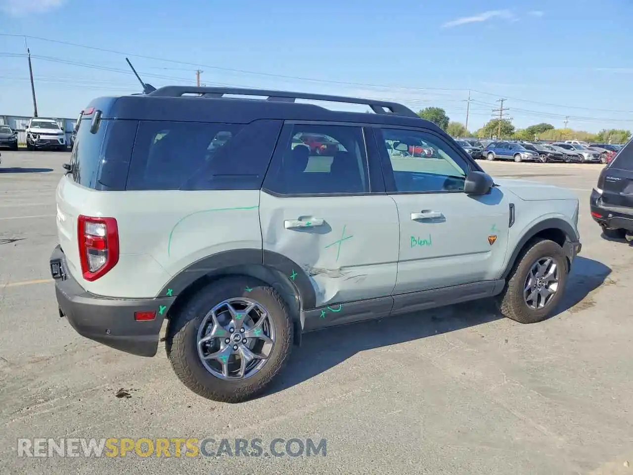 3 Photograph of a damaged car 3FMCR9D91PRD98809 FORD BRONCO 2023