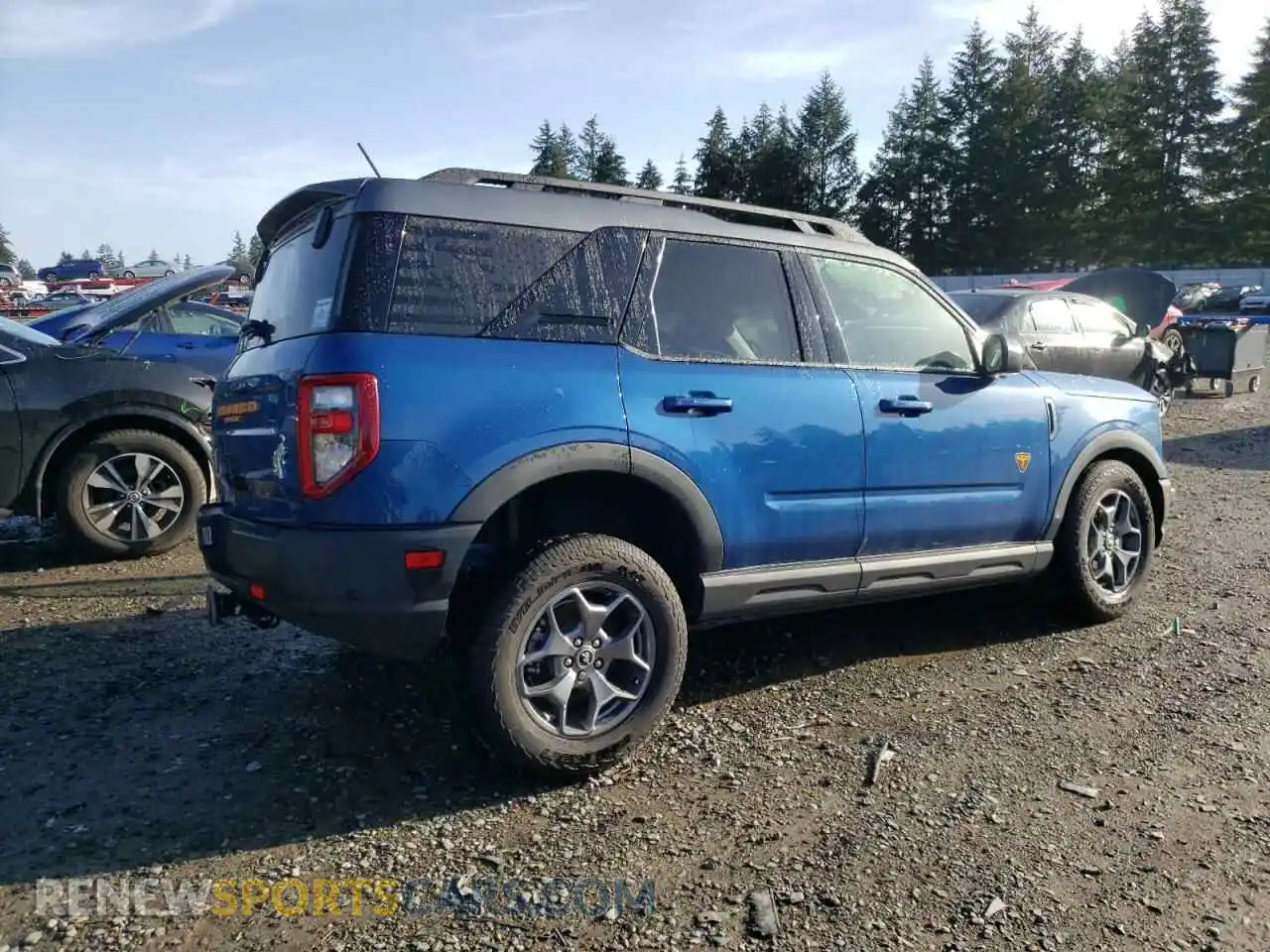 3 Photograph of a damaged car 3FMCR9D92PRE00406 FORD BRONCO 2023