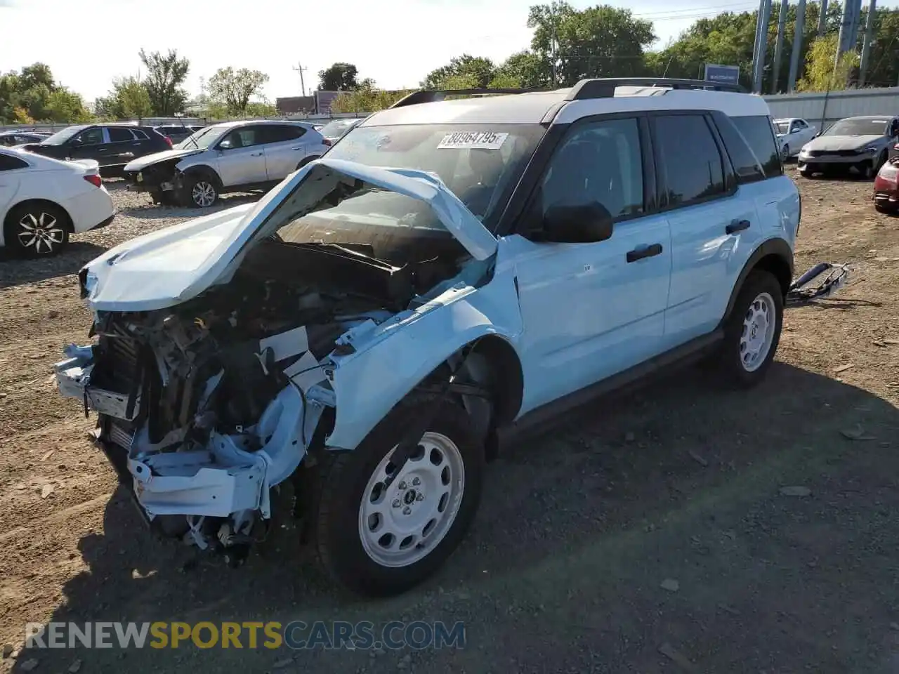 1 Photograph of a damaged car 3FMCR9G60PRD14318 FORD BRONCO 2023
