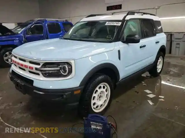 1 Photograph of a damaged car 3FMCR9G62PRD08150 FORD BRONCO 2023