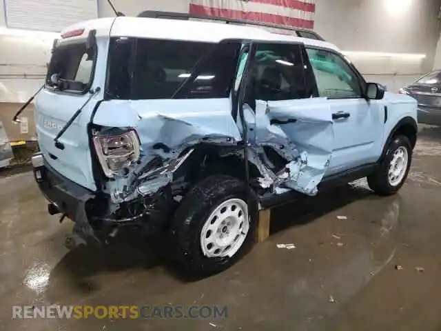 3 Photograph of a damaged car 3FMCR9G62PRD08150 FORD BRONCO 2023