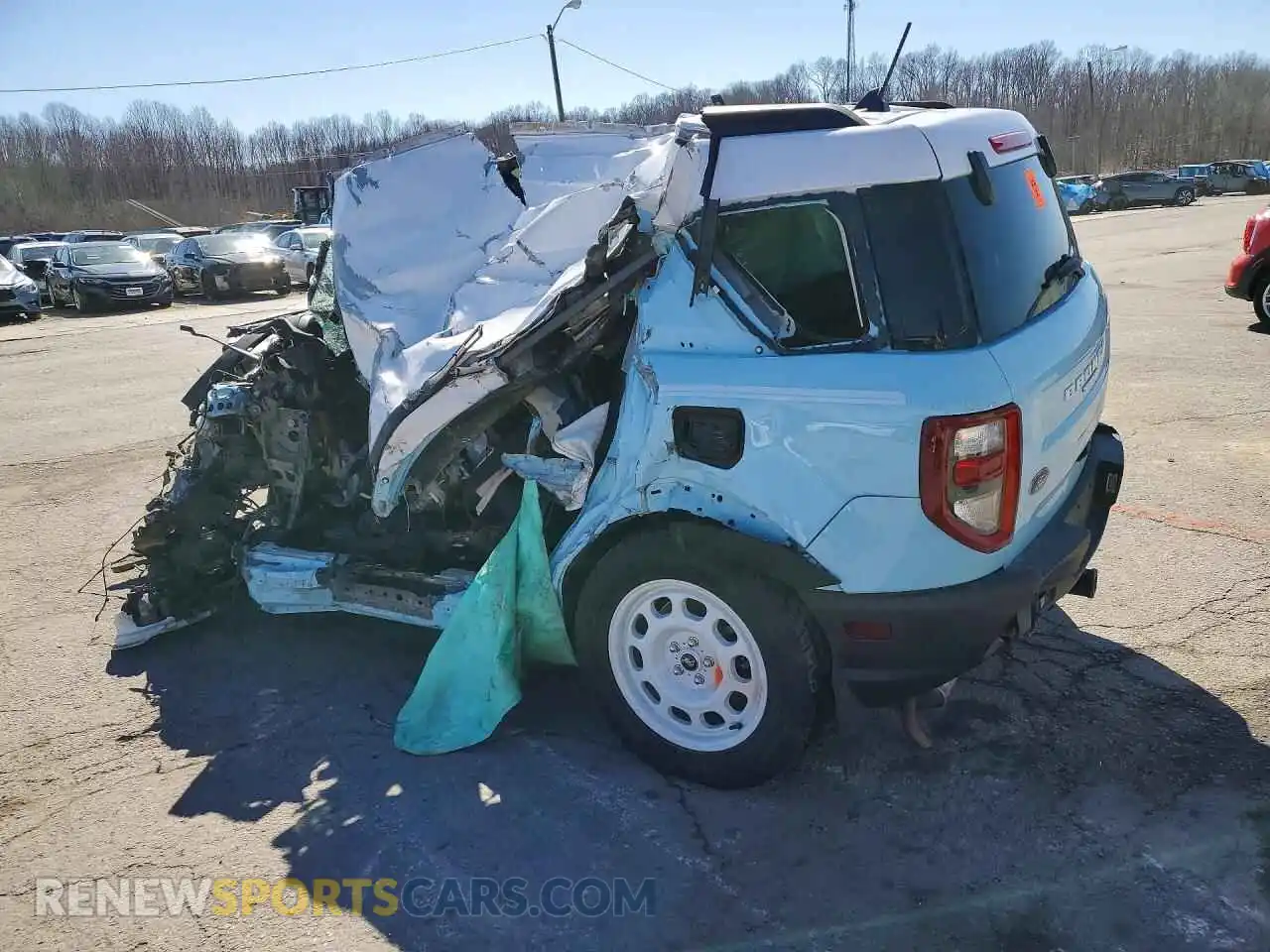 2 Фотография поврежденного автомобиля 3FMCR9G68PRD08590 FORD BRONCO 2023