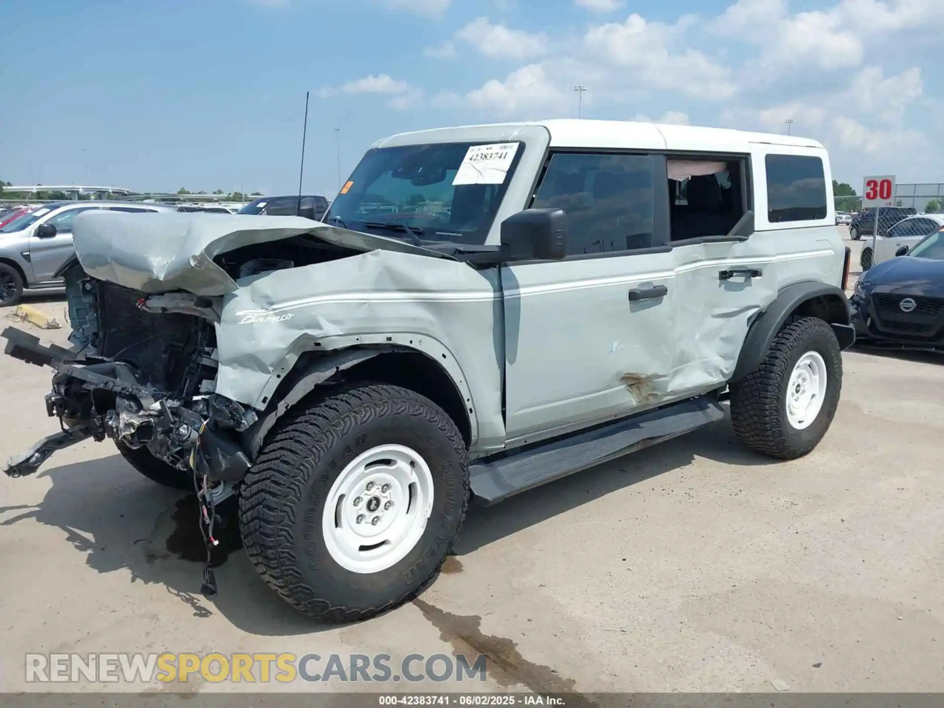 2 Photograph of a damaged car 1FMEE4DP6RLA16779 FORD BRONCO 2024