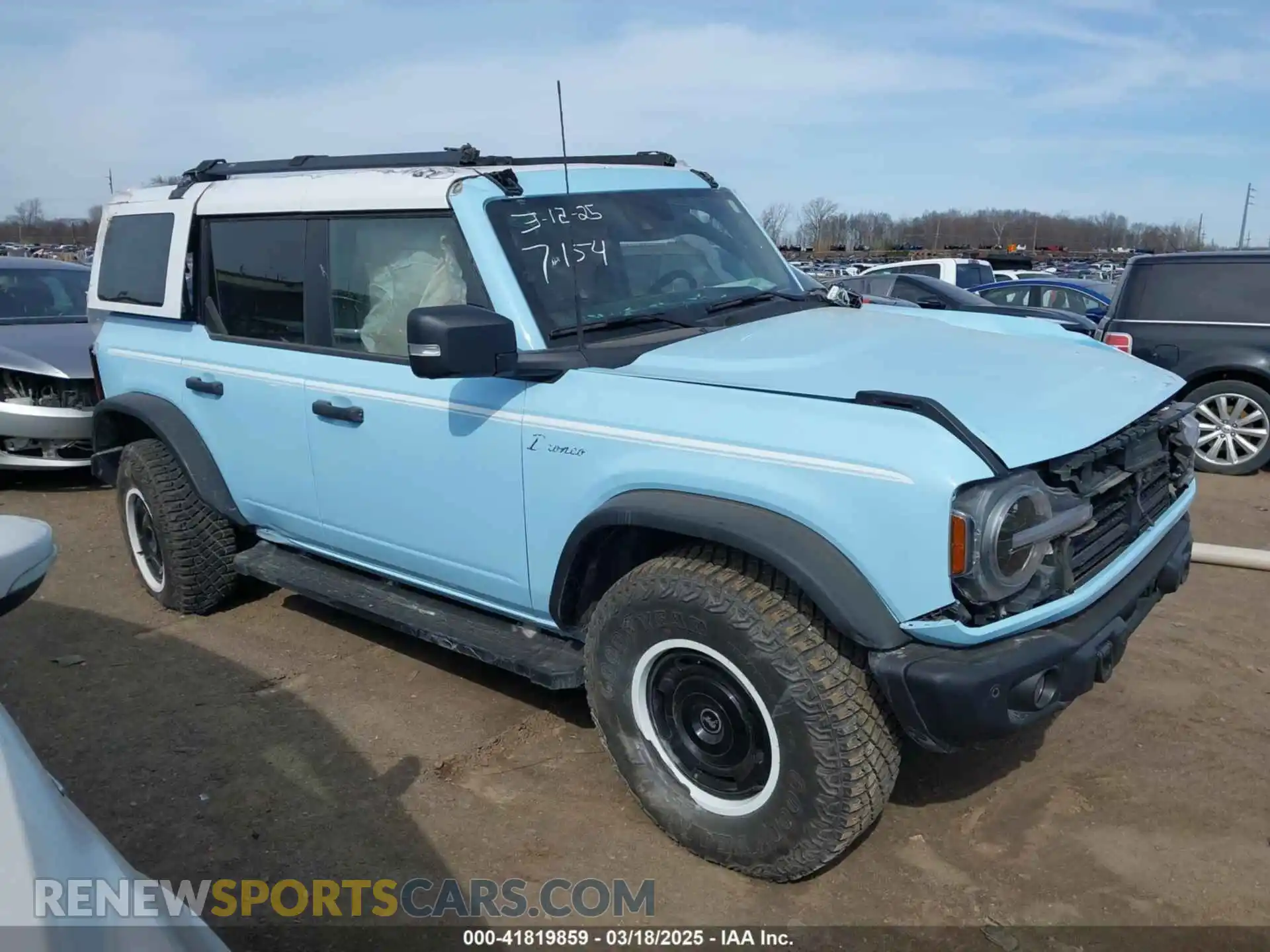 1 Photograph of a damaged car 1FMEE4GP5RLA27154 FORD BRONCO 2024