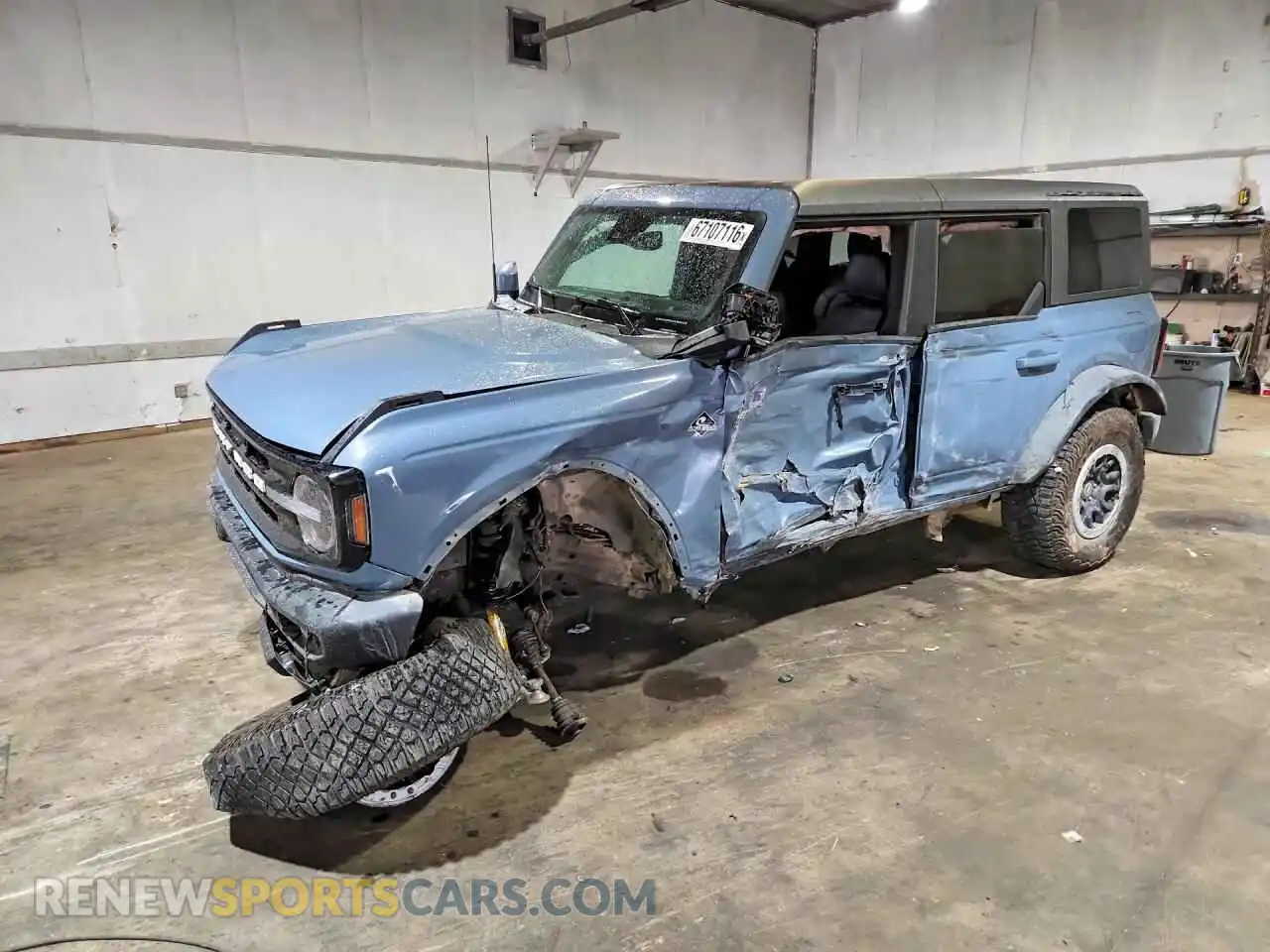 1 Photograph of a damaged car 1FMEE8BP7RLA77648 FORD BRONCO 2024