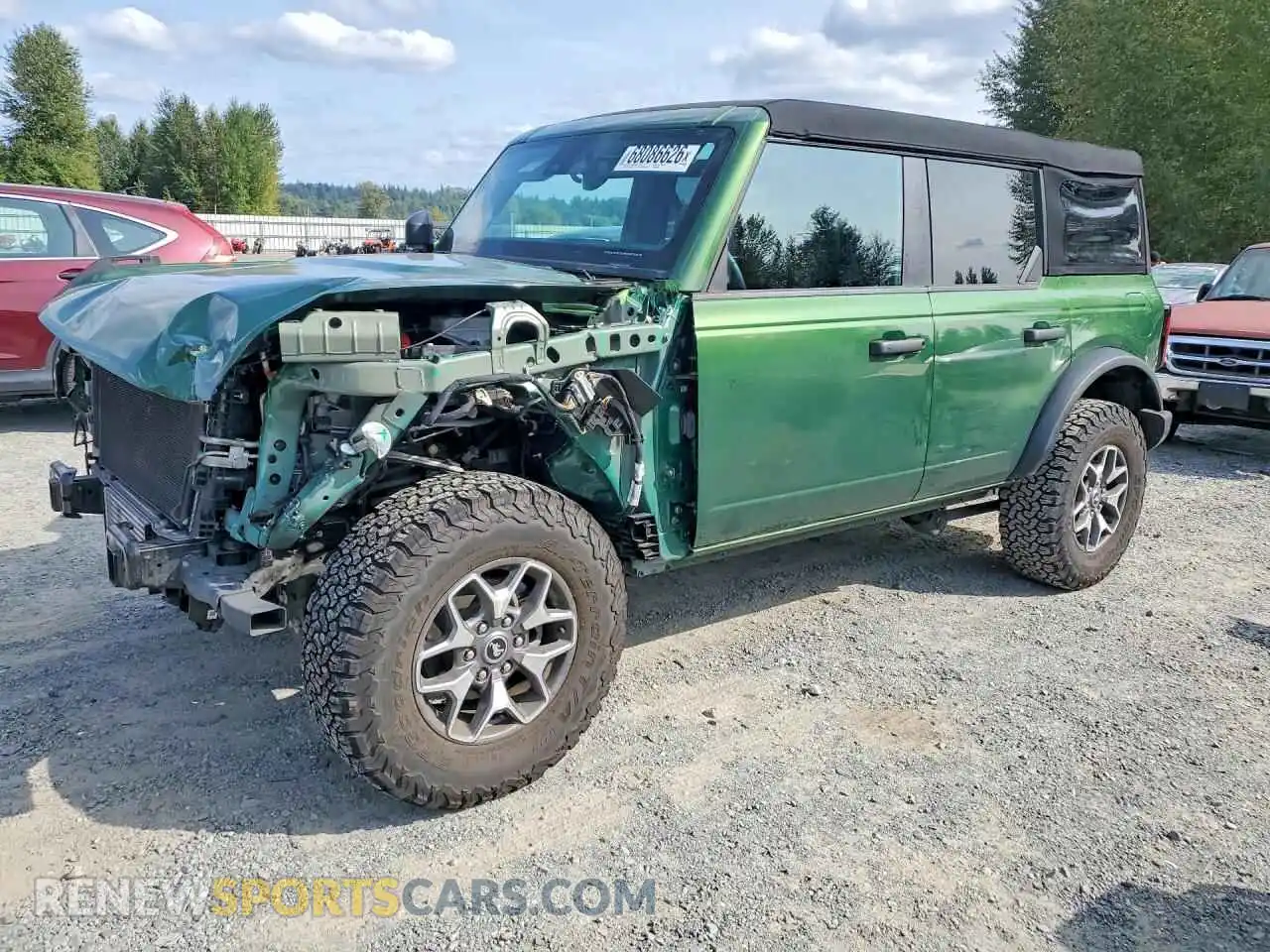 1 fotografías del automóvil dañado 1FMEE9BH1RLA03432 FORD BRONCO 2024