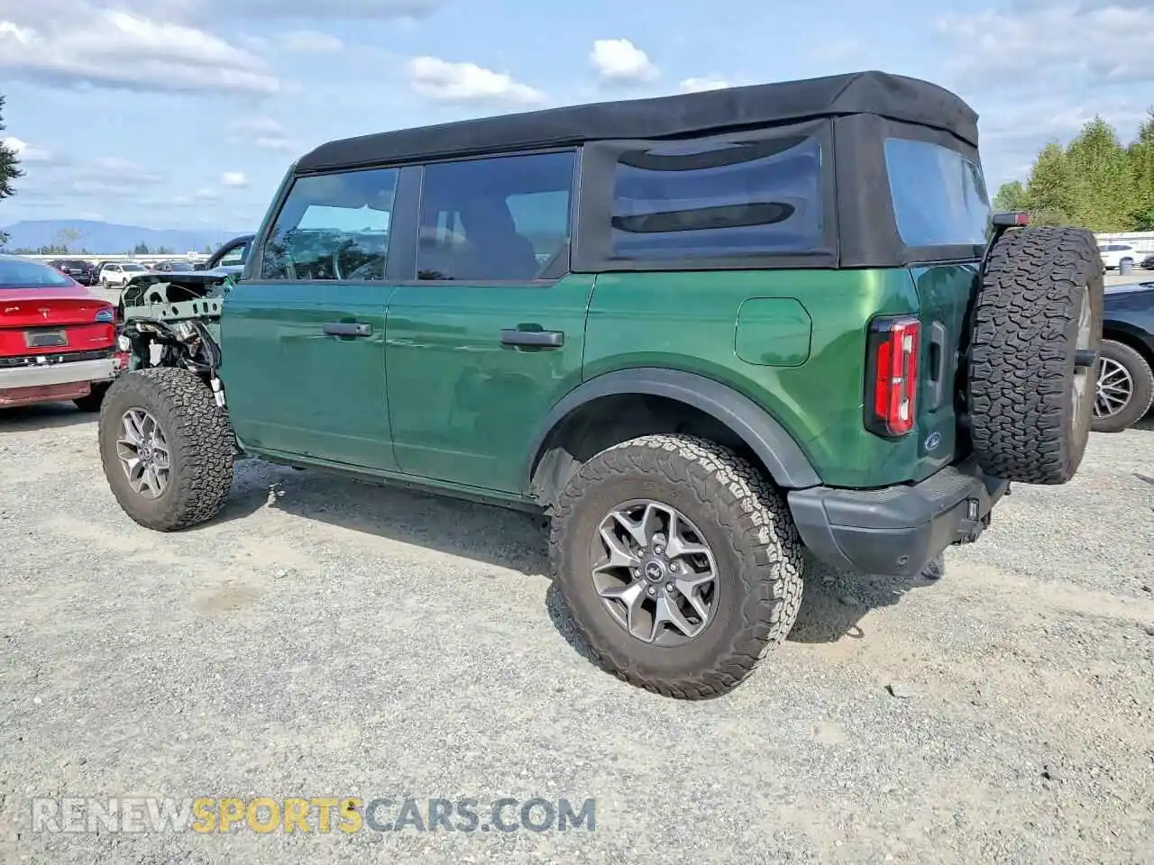 2 fotografías del automóvil dañado 1FMEE9BH1RLA03432 FORD BRONCO 2024